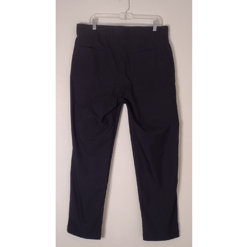 Lululemon Relaxed-Tapered Twill Trousers Black Men's Size 33 - Picture 3 of 16